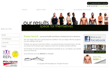 Tablet Screenshot of fitnessbeyond.co.uk